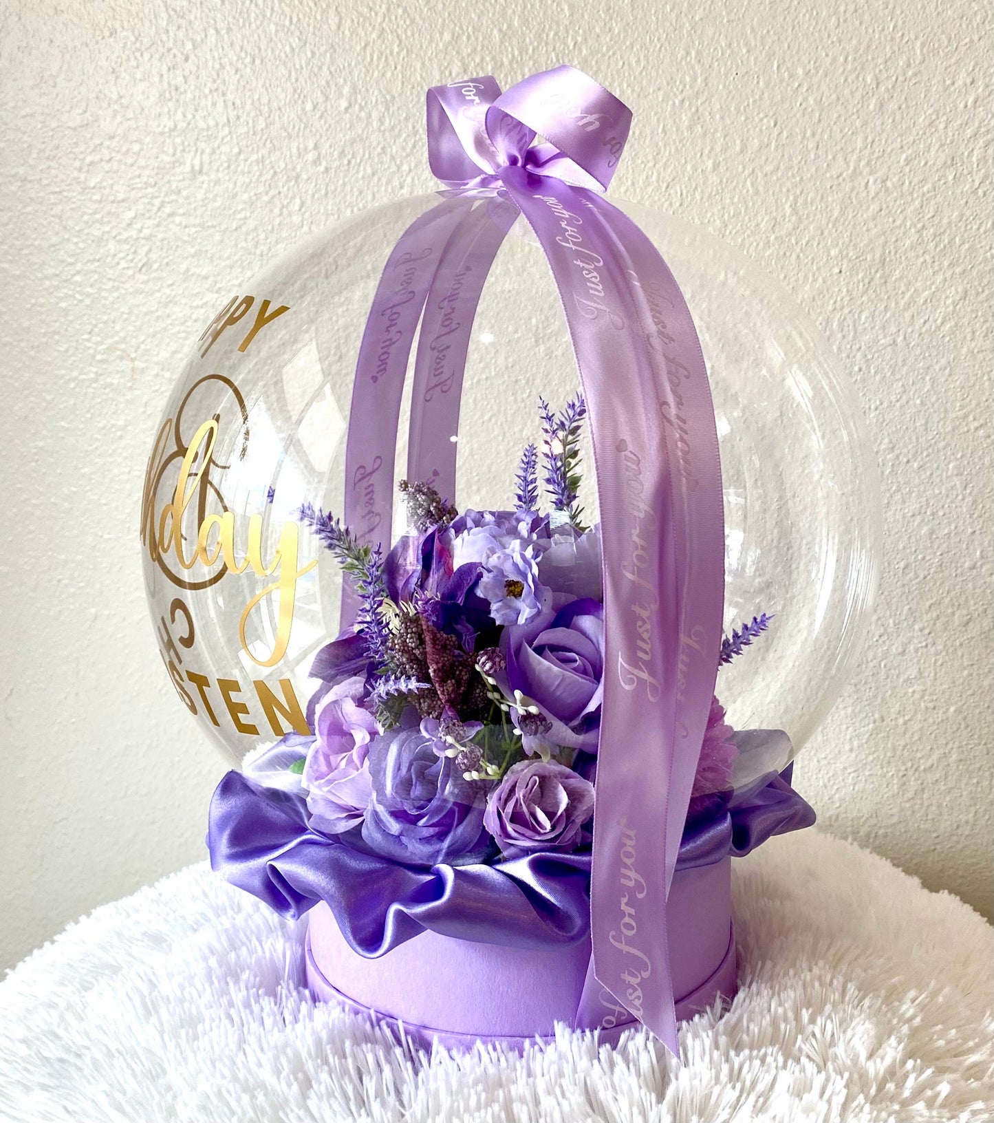 Personalized Birthday Gift: Unique Handmade Flowers Bobo Balloon
