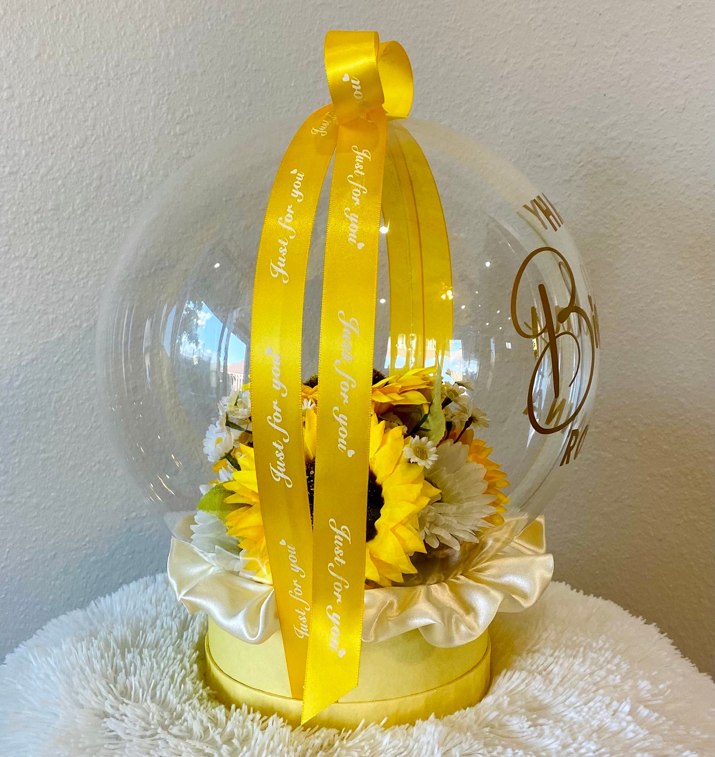 Personalized Birthday Gift: Unique Handmade Flowers Bobo Balloon
