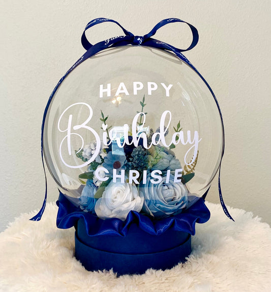 Personalized Birthday Gift: Unique Handmade Flowers Bobo Balloon