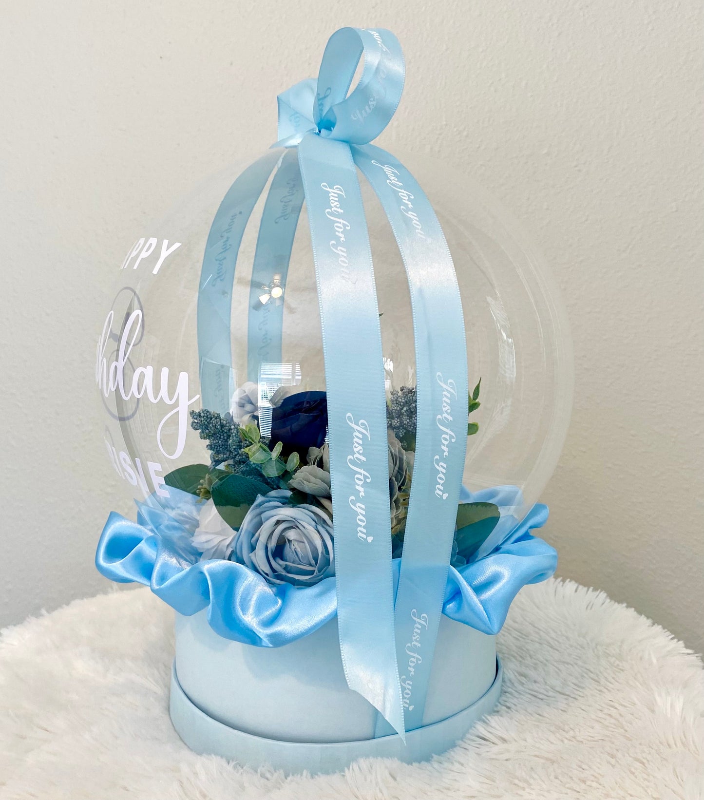 Personalized Birthday Gift: Unique Handmade Flowers Bobo Balloon