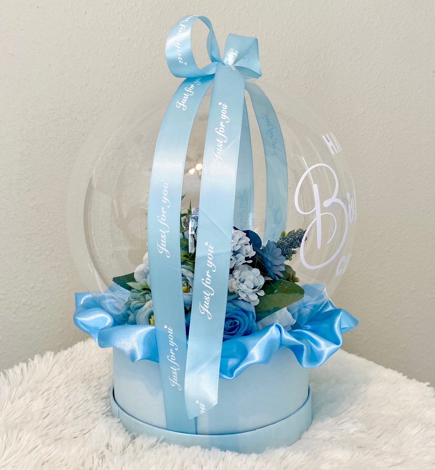 Personalized Birthday Gift: Unique Handmade Flowers Bobo Balloon