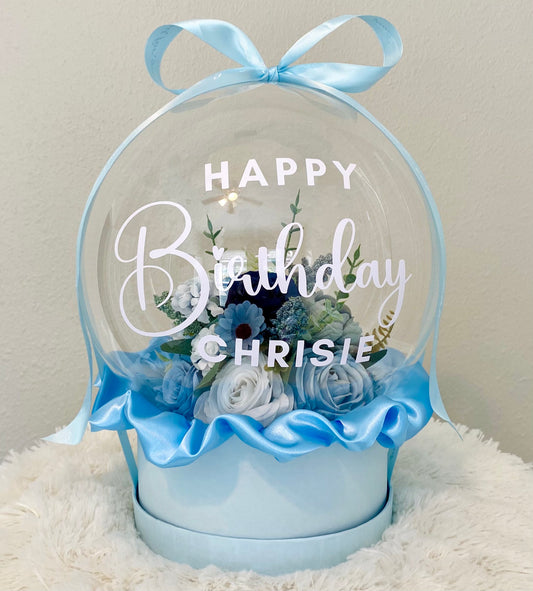 Personalized Birthday Gift: Unique Handmade Flowers Bobo Balloon